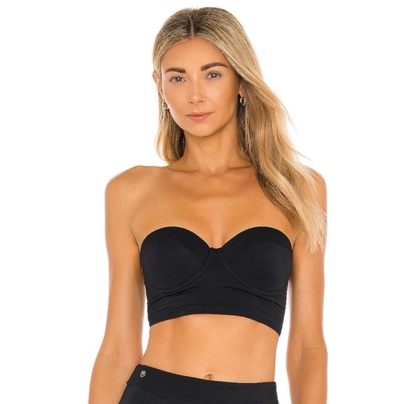 Maaji Black Onyx Calisto Bikini Top in Black Medium - Picture 1 of 10